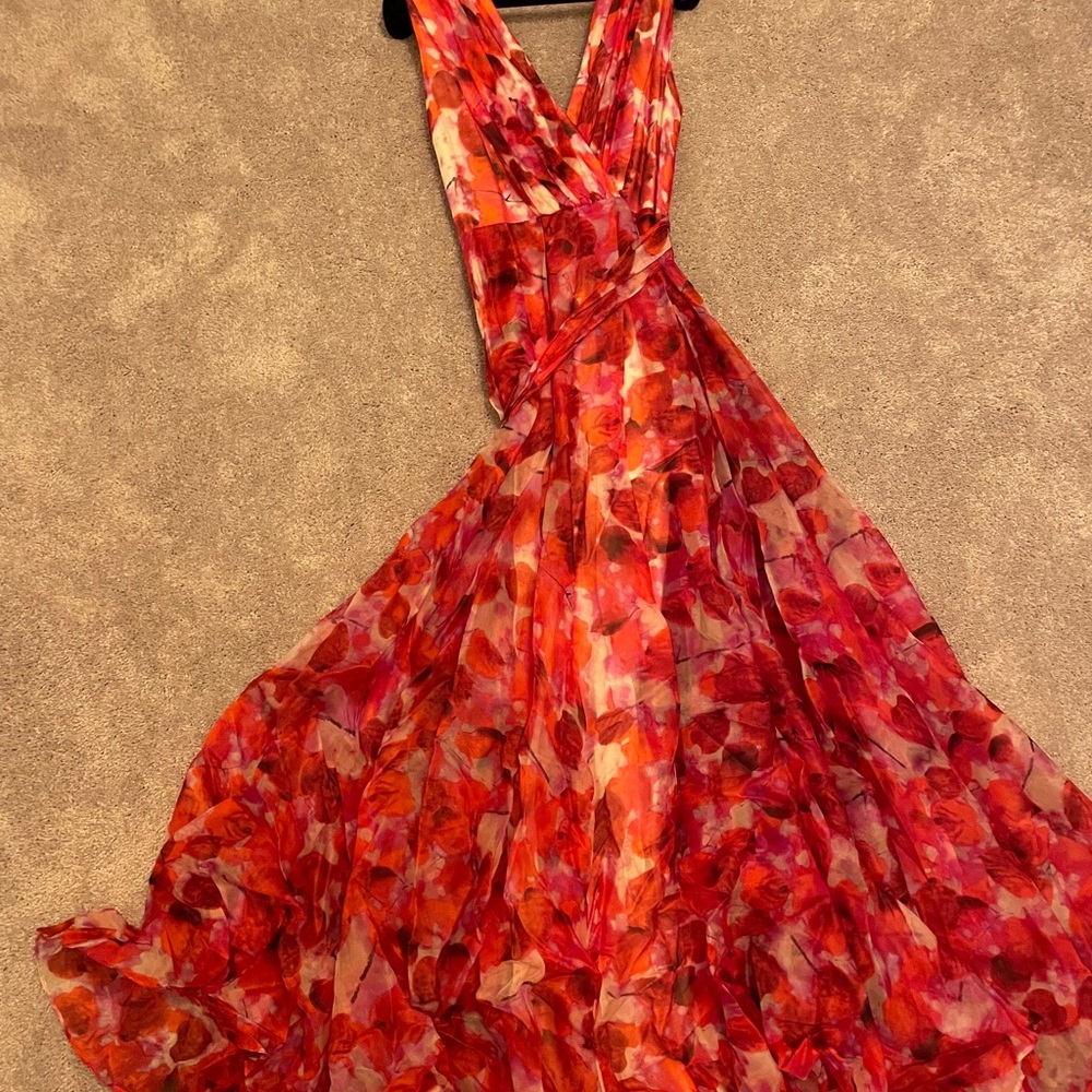 Carolina Herrera Organza Silk Dress